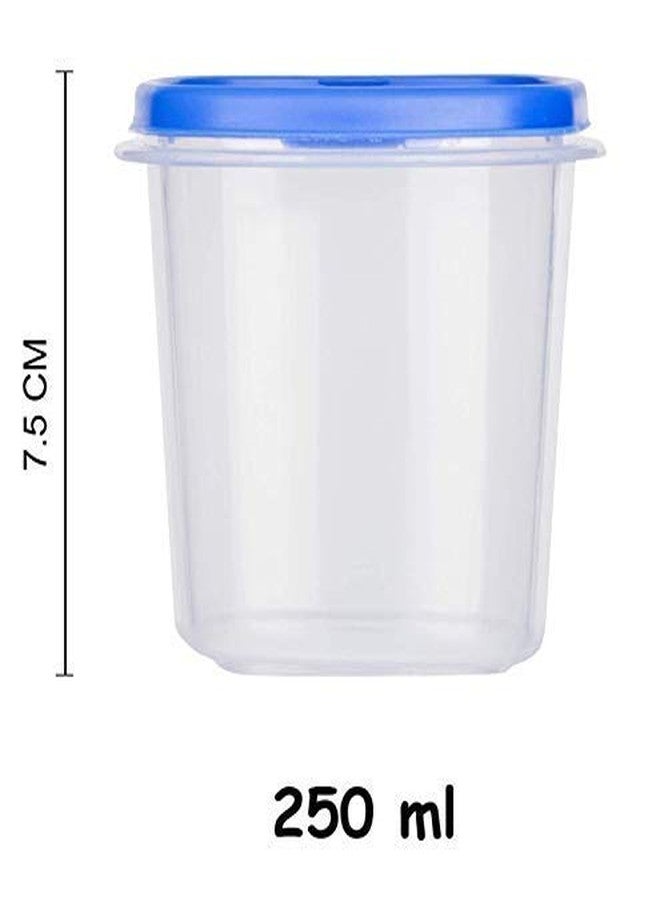 Cutting EDGE Super Sturdy Tiny Airtight Spice Kitchen Storage Containers Fridge, Utility, Pickle jar, Sauce & Dip Container (250ml & 125ml, Set of 12, Multicolor) - Image 4